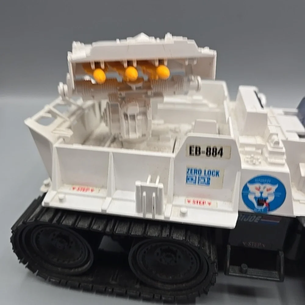 1985 Snow Cat Arctic Vehicle Vintage G.I. GI Joe 3.75 ARAH Lot Incomplete
